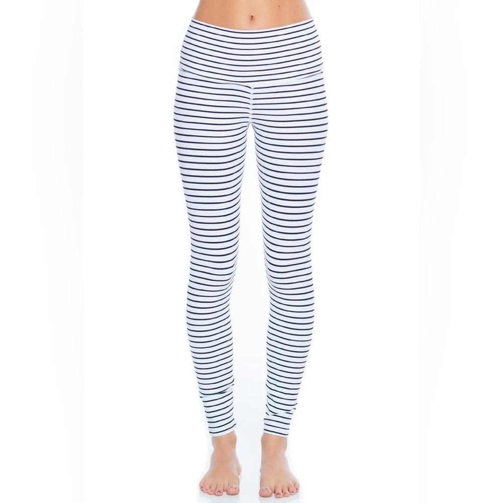 Glyder High Rise Striped Athletic Leggings